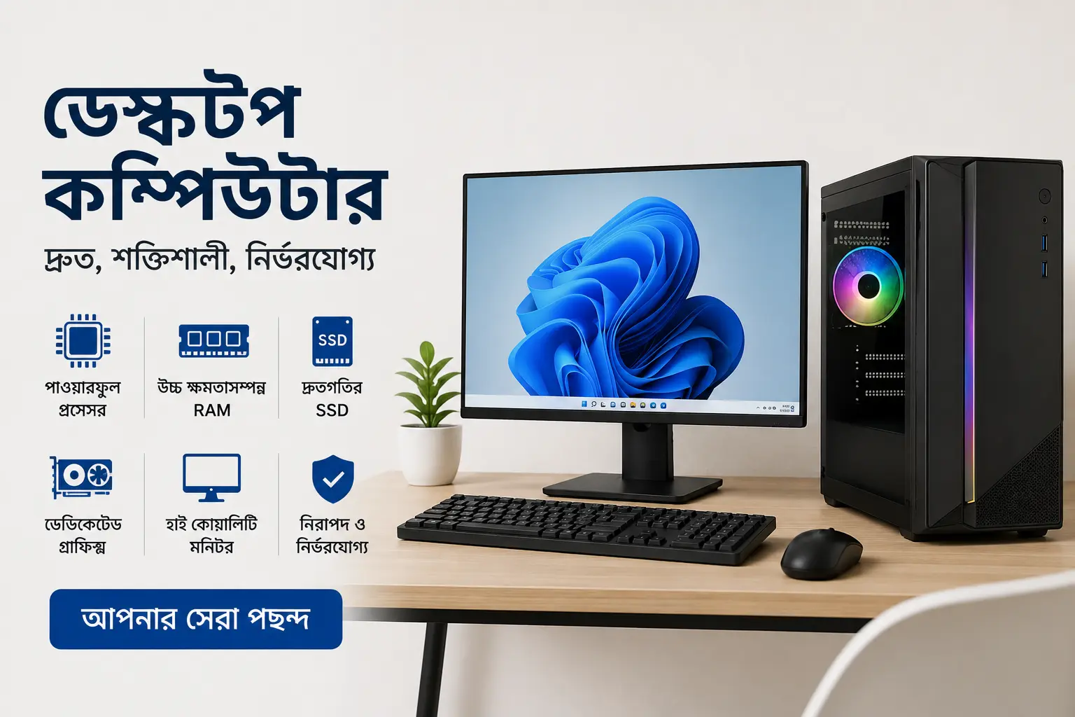 ডেস্কটপ কম্পিউটার (PC) কেনার আগে যে ১০টি বিষয় অবশ্যই জেনে রাখবেন